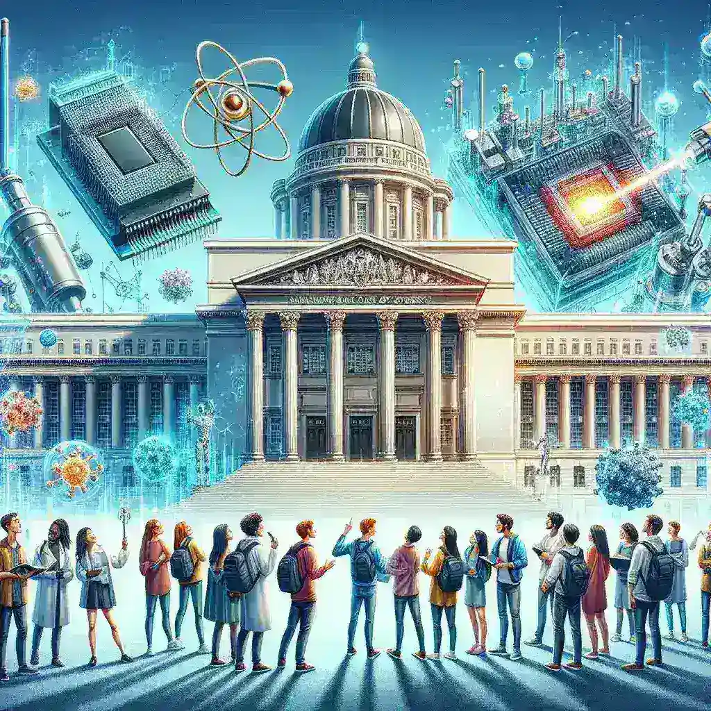 "Estudiante de investigación en nanotecnología en un laboratorio, representando las nuevas becas anunciadas por el Ministerio de Ciencia para fomentar la investigación en nanotecnología aplicada."